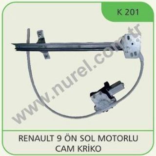 CAM MEKANİZMASI MOTORLU ÖN SOL R9 resmi