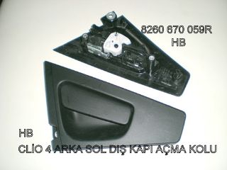 DIŞ KAPI AÇMA KOLU ARKA SOL CLİO IV HB resmi