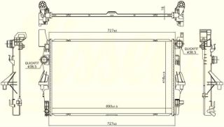 RADYATOR BRAZİNG MT 690X418X16 VİTO III 447 2014 606022 resmi