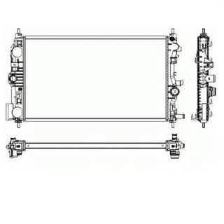 RADYATÖR BRAZİNG ASTRA J 09 2.0CDTI MEK AC KLİMASIZ 680X398X26 resmi