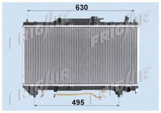 RADYATOR BRAZİNG AT 325X658X26 AVENSİS 2.0İ 97- 64784 resmi