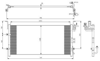 X KLİMA KONDANSERİ SONATA VI 2.4İ 98 resmi