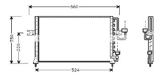 X KLİMA KONDANSERİ ACCENT 1.5İ 96 resmi