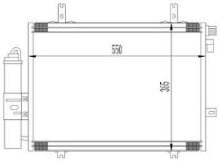 KLİMA KÖNDENSERİ KNG 1.2İ 16V-1.5DCI 98 OTO.-MEK. resmi