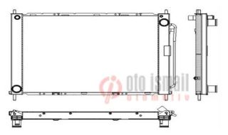RADYATÖR KÖNDENSER TÜPLÜ CLİO III-MODUS 1.5 DCI MEK AC 510X382X18 16 resmi