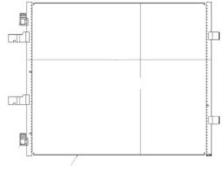 KLİMA KÖNDENSERİ TRAFİC II 2.0 DCİ 01 OPEL VİVARO A 2.0 CDTİ 01 OTO.-MEK. resmi