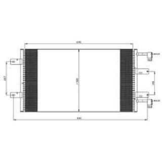 KLİMA KÖNDENSERİ TRAFİC II 2.5 DCİ 01 VİVARO A 2.5 DTİ 01 OTO.-MEK. resmi