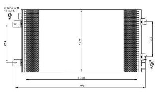 KLİMA KÖNDENSERİ MASTER II 2.2-2.5 DCİ 98 MOVANO A 2.5-2.8-3.0 DTİ 98 OTO.-MEK. resmi
