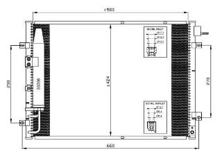 KLİMA KÖNDENSERİ KİA SORENTO 2.5 CRDİ 02 635X424X16 resmi