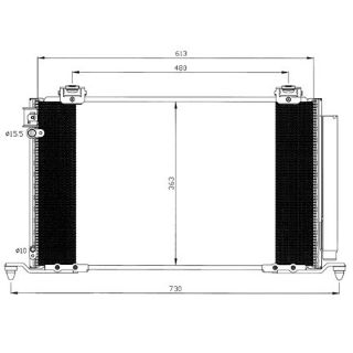 KLİMA KÖNDENSERİ AVENSİS 2.0İ 16V-2.4İ 16V 03 OTO.-MEK. resmi