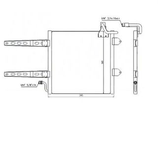 KLİMA KÖNDENSERİ POLO 1.4İ-1.6İ-1.9D 94 OTO.-MEK. resmi