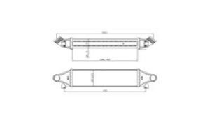 TURBO RADYATÖRÜ İNTERCOOLER TRANSİT/TOURNEO CONNECT 1.8TDCİ 02-13 AL AL SİSTEM 340X136X62 resmi