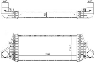 TURBOSARJ RADYATORU X164 09>12 W164 05>11 W251 06>12 resmi