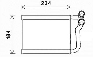 KALORİFER RADYATÖRÜ BRAZİNG ACCENT ERA 145X226X18 resmi