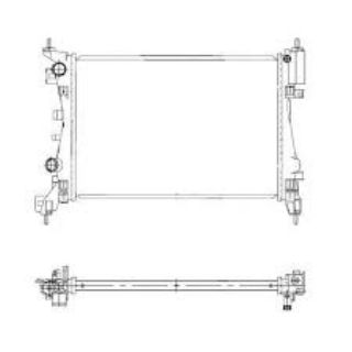 RADYATÖR R9 1.4 ENJ 400X396X34 resmi