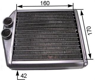 KALORİFER RADYATÖRÜ BRAZİNG CORSA C-TIGRA TWINTOP 1.2-1.4-1.8-1.3CDTI-1.7CDTI 00 160X165X32 resmi
