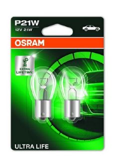 BLİSTER AMBALAJ - AMPUL 12V 93 SİNYAL 21W ULTRA LİFE 3 YIL GARANTİLİ TEK DUY İKİLİ AMBALAJ resmi