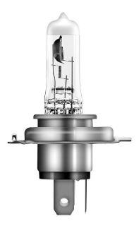 HALOGEN AMPUL H4 12V 55 / 60W TIRNAKLI FAR (43T) / (IKILI) resmi