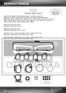 MOVANO-VİVARO F9Q MOTOR FULL TAKIM CONTA SKT KEÇELİ F9Q 760-762-770-772-774 resmi