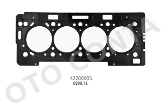 SKC ÇELİK 0.50MM P206-P307-PARTNER-BERLİNGO-C2-C3-C4 1.6 16V 75.50 79.9MM N6A - NFU TU5JP4 resmi