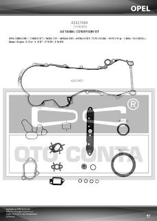 OPEL CORSA 1.3 16 V CTDI EURO 4 ALT TAKIM SKT KEÇELİ Y13 DT Z13 DT DTJ resmi