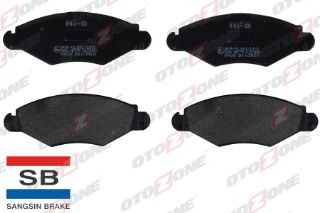 ÖN BALATA P206 1.4 1.6 09/98 P306 1.4 1.6 5/93 KULAKLARI DELİKSİZ GDB1500 resmi