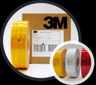 3M PAKKENS BEYAZ REFLEKTÖR SERIT 55MMX50M. resmi