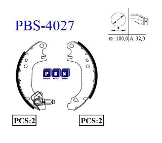 VARKA FREN BALATASI PABUCLU P106 SAXO OLCU: (180 * 30) ABSSIZ resmi