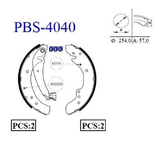 ARKA FREN BALATASI PABUCLU DUCATO JUMPER BOXER 1.4Q 1400KG 254X57MM resmi