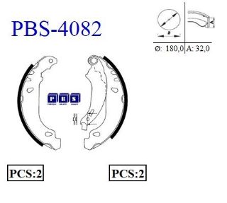 KAMPANA BALATA 206 + TE3 09> 206 98> 180×32MM resmi