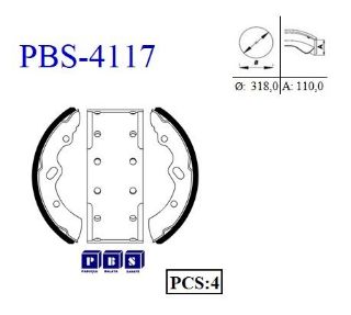 PABUC BALATA MİTSUBİSHİ CANTER resmi