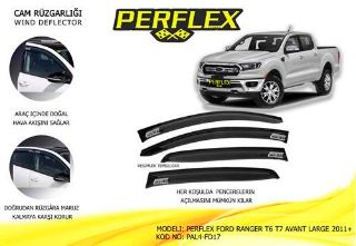 CAM RÜZGARLIĞI FORD RANGER T6 T7 AVANT LARGE 2011 4 LÜ resmi