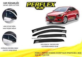 CAM RÜZGARLIĞI HYUNDAİ ACCENT BLUE DYNAMIC 2011-2018 4 LÜ resmi