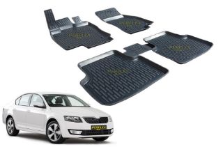 PASPAS 3D X-MAT HAVUZLU SKODA OCTAVIA 13 BEJ resmi