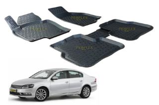 PASPAS 3D X-MAT HAVUZLU VOLKSWAGEN PASSAT B7 11-15 BEJ resmi