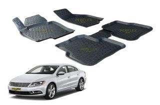 PASPAS 3D X-MAT HAVUZLU VOLKSWAGEN CC 09 BEJ resmi