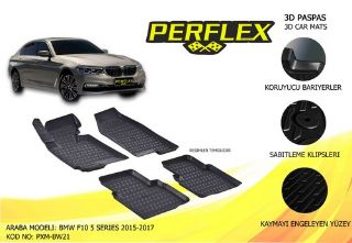 PASPAS 3D X-MAT HAVUZLU BMW F10 5 SERİSİ 15 SİYAH resmi