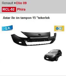 ÖN  TAMPON ASTARLI CLİO SİMBOL THALIA 09 / 12 (CL09200) resmi