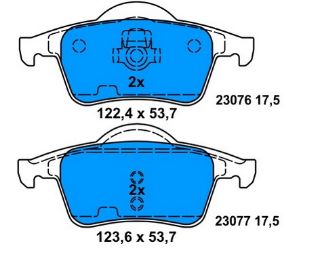 FREN BALATASI ARKA S60 00>10 S70 97>00 S80 98> V70 97>07 XC70 00> resmi