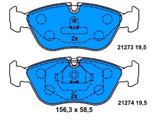 FREN BALATASI ÖN S70 96> V70 97>00 C70 98> 850 91> resmi