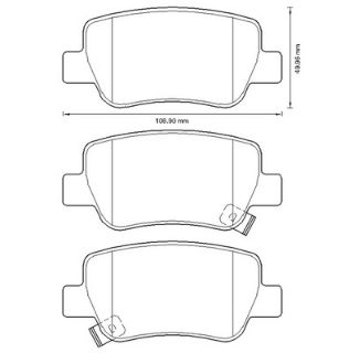 FREN BALATASI ARKA AVENSİS 08>12 resmi