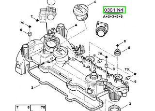 EMME MANİFOLDU P206 P307 P1007 C2 C3 C3 II XSARA II C3 PLURIEL DV4TD (1,4HDI 8V) resmi