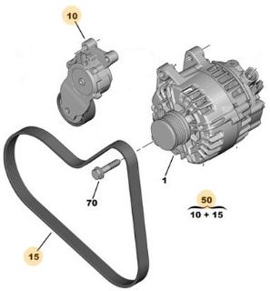 V KAYIŞ SETİ 1,6 TDCİ EURO 5 308/307/C4/FOCUS 11- resmi