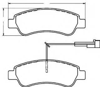 FREN BALATASI RP 1673603480 SİPARİŞ GEÇİNİZ 2.2 HDİ BOXER III 06- resmi