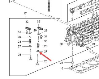 SUPAP LASTİĞİ B16DTL B16DTH ASTRA J ASTRA K INSIGNIA A INSIGNIA B MOKKA MERİVA B ZAFİRA C TRAX 15- resmi