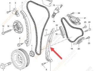 ZİNCİR GERGİ PALETİ A16XHT A16SHT B16SHT D16SHT ASTRA J ASTRA K INSIGNIA A INSIGNIA B ZAFİRA C 13- resmi