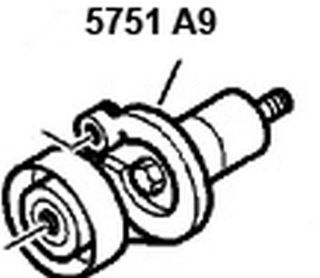 ALTERNATÖR GERGÝ RULMANI  406 407 607 807 C5 C6 C8 resmi