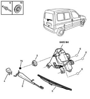 CAM SİLECEK MOTORU : ARKA  PARTNER 02- resmi