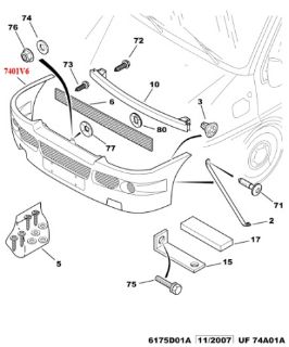 ÖN  TAMPON SİS FARLI BOXER - 2 JUMPER - 2 DUCATO - 2   -  - 2004 / 02 / 01 resmi