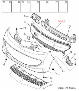 ÖN TAMPON İÇ DEMİRİ  C1 09- resmi